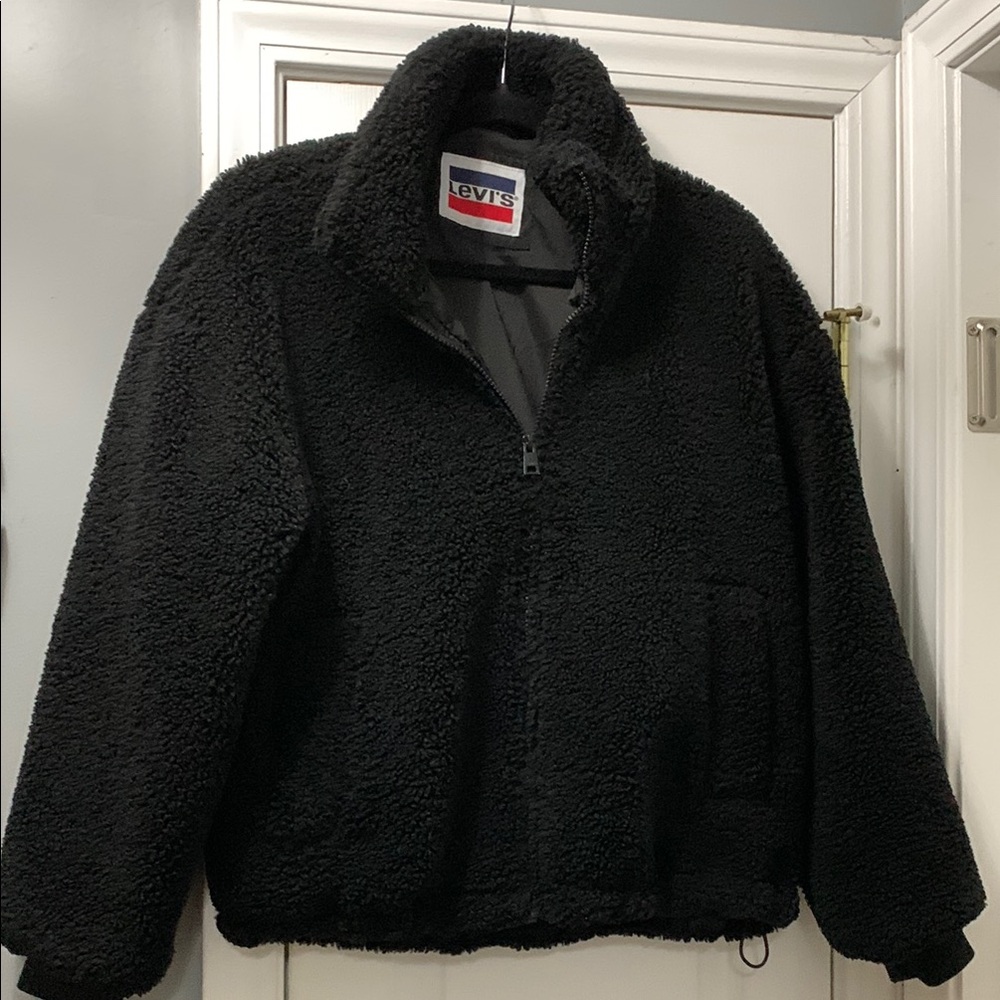 Levi's Black Sherpa Jacket
